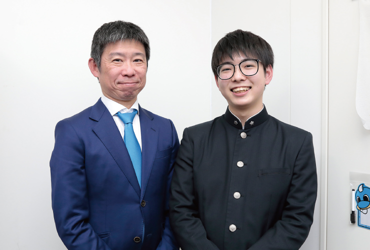 2025年度 特進コース3年 慶應義塾大学理工学部電気情報工学科進学 富永 竜乃介 さん 保護者 富永 充昭 さん