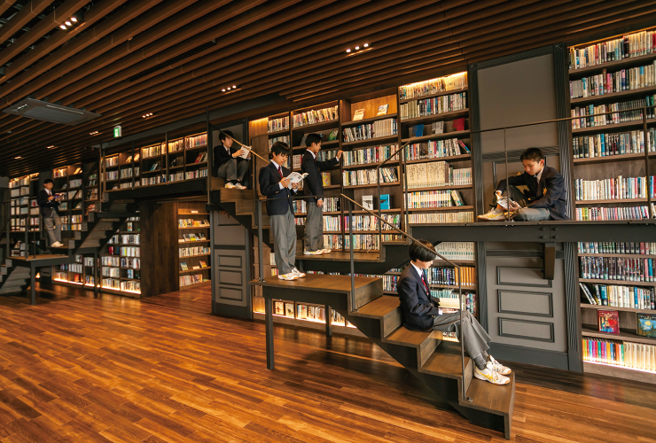2025年、開校40周年を記念して完成「新図書館」