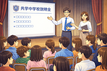 四谷大塚模試　当日の説明会