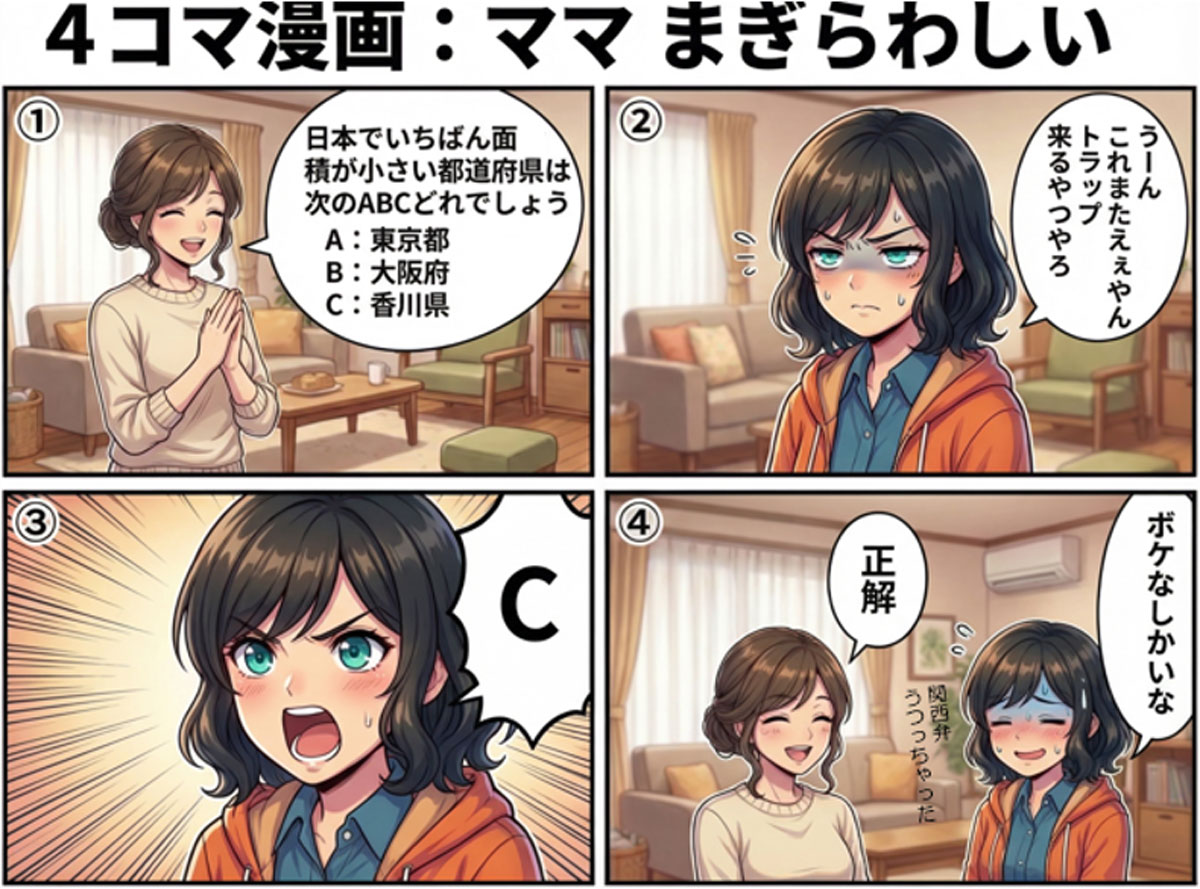 ママまぎらわしい