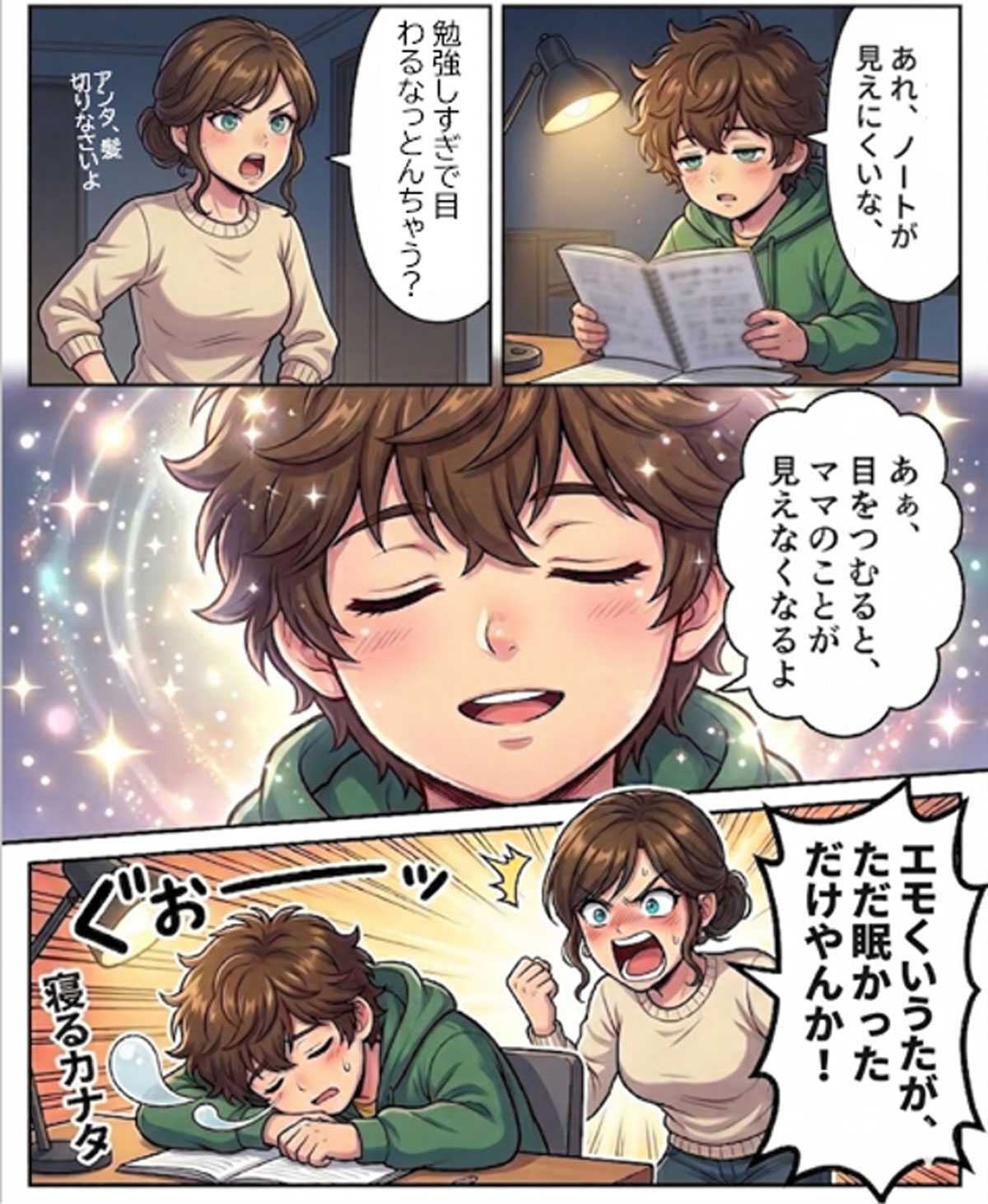 眠いだけ