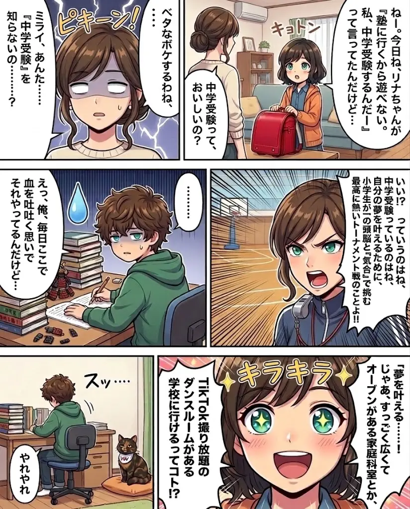 ミライ中学受験を決意!?