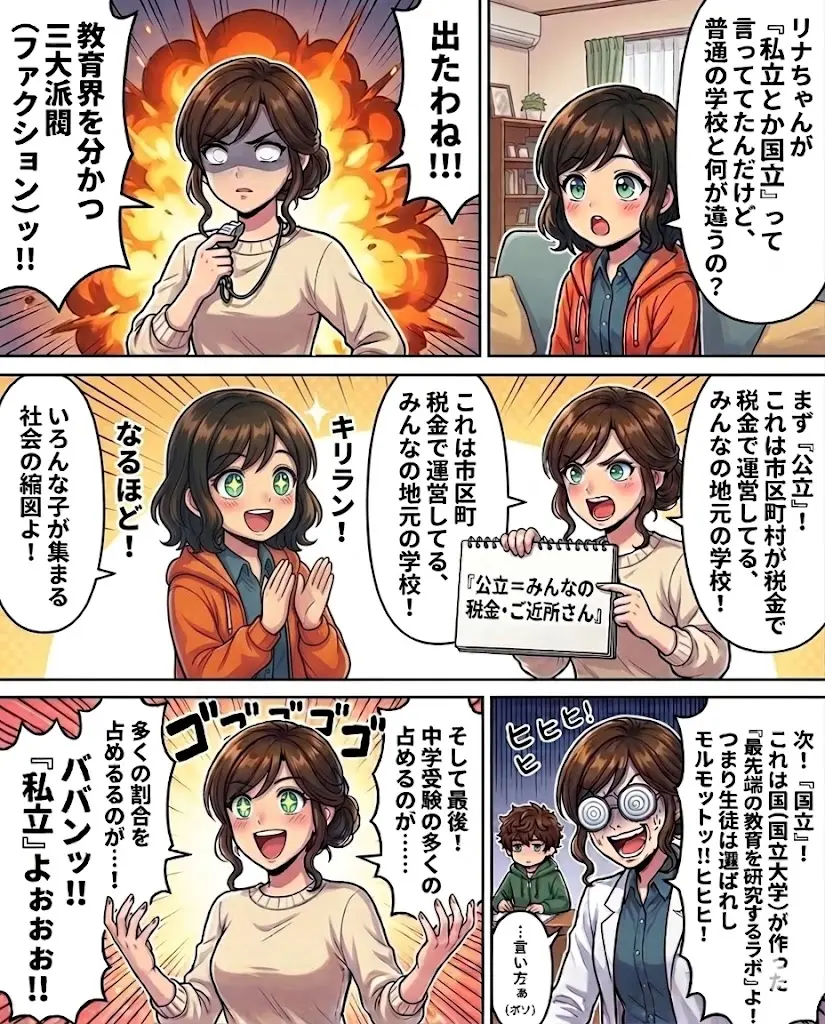 国公私立ってなあに？