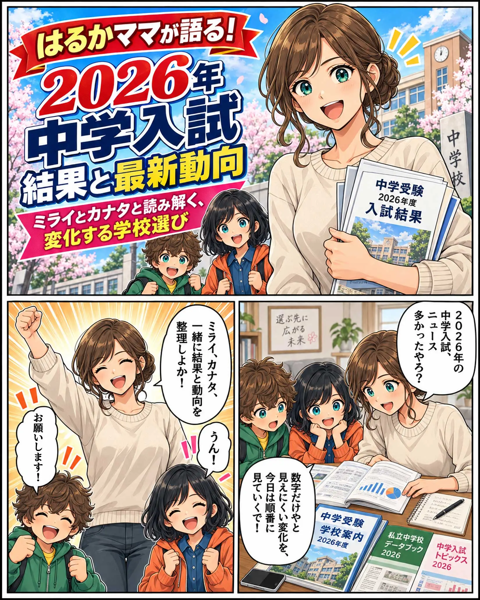 はるかママ2026年中学入試結果