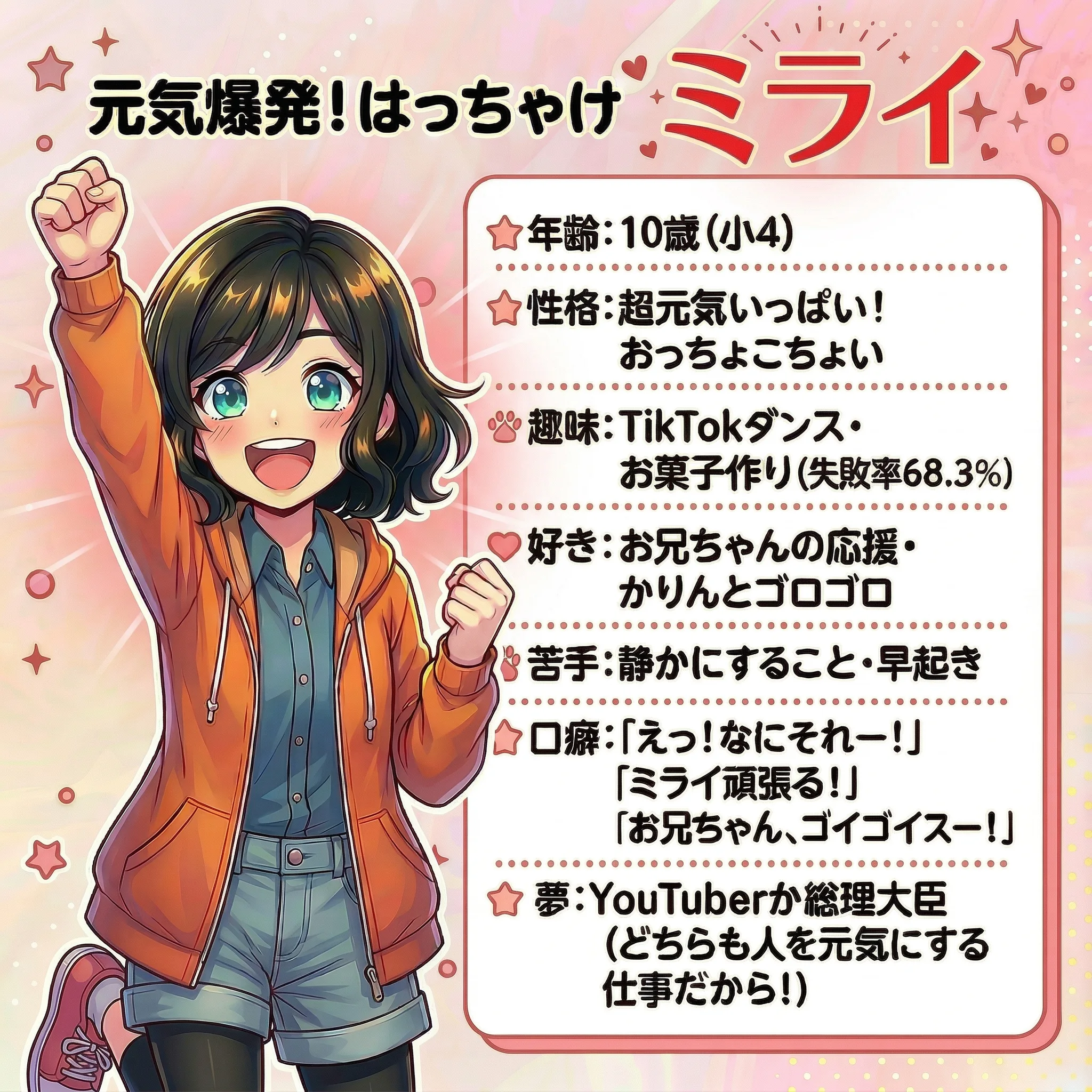 ミライのプロフィール